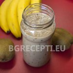 Смути с банан, киви и ябълка
