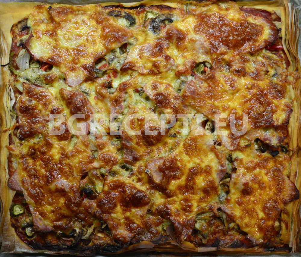 Домашна пица с точени кори